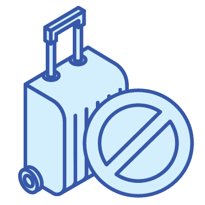 Prohibited luggage